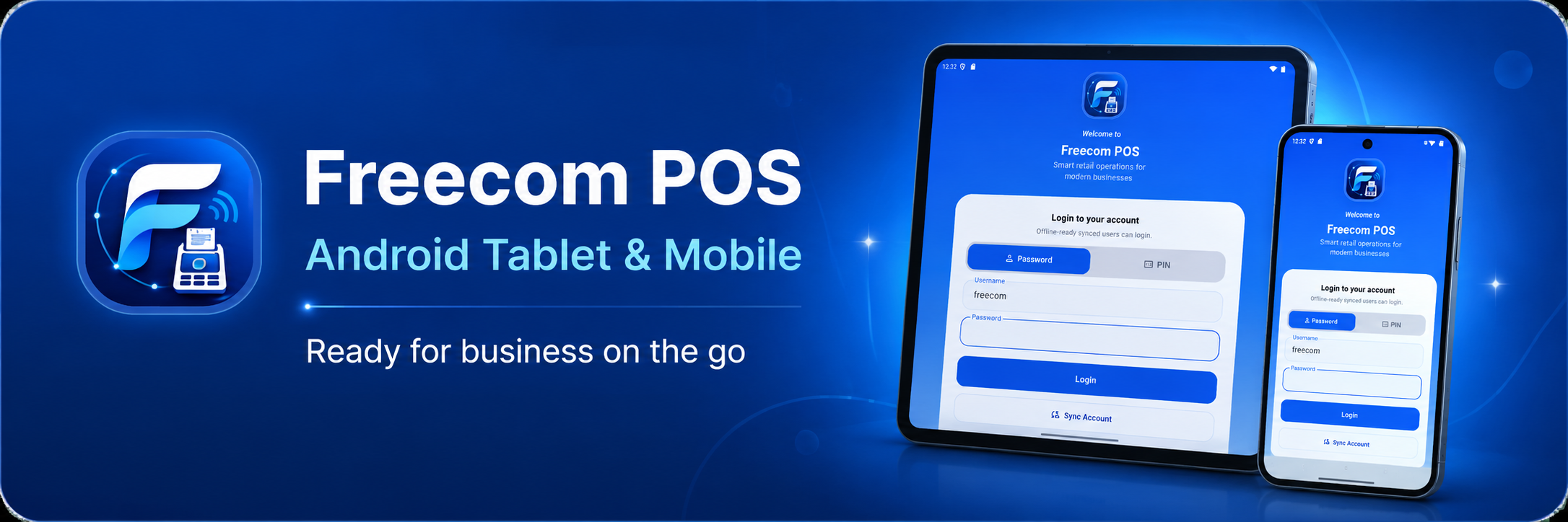 FREECOM POS Android beta for mobile and tablet